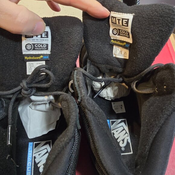 Vans UltraRange EXO Hi MTE-2 Mens Size HIKING Boot Shoe 10 Black Waterproof NEW - Picture 9 of 15